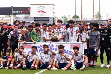 The FC Dallas 2010s win the 2025 Dallas Cup U15s. (Courtesy FC Dallas Youth)