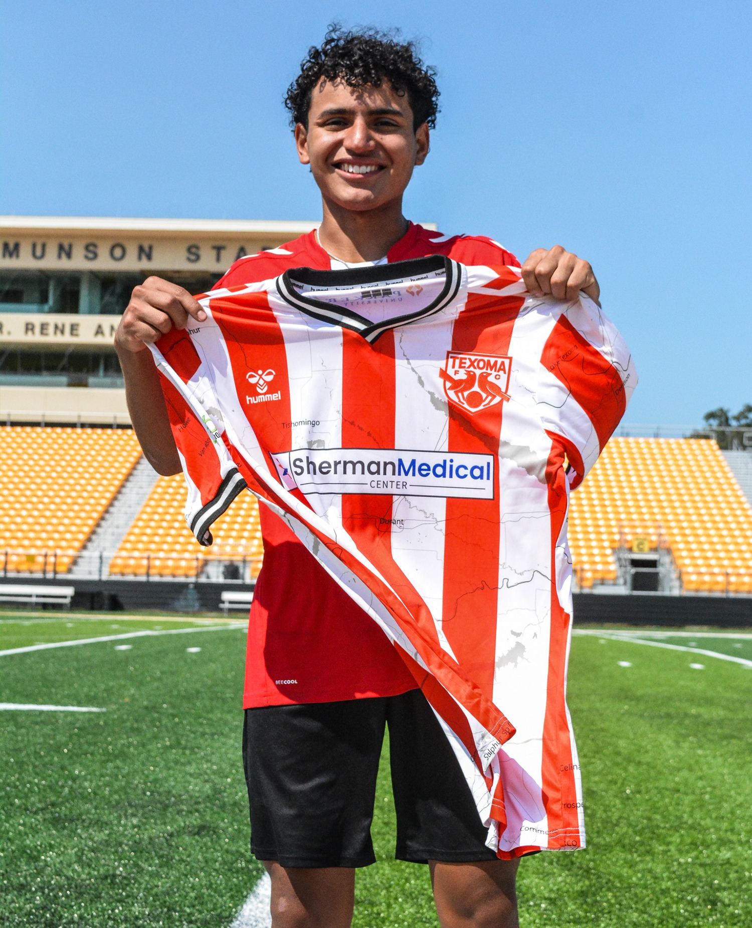 Texoma FC signs Lukas Cristales to the club's 1st Academy contract. (Courtesy Texoma FC)