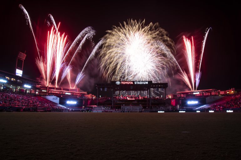 Toyota Stadium fireworks. (Courtesy FC Dallas)