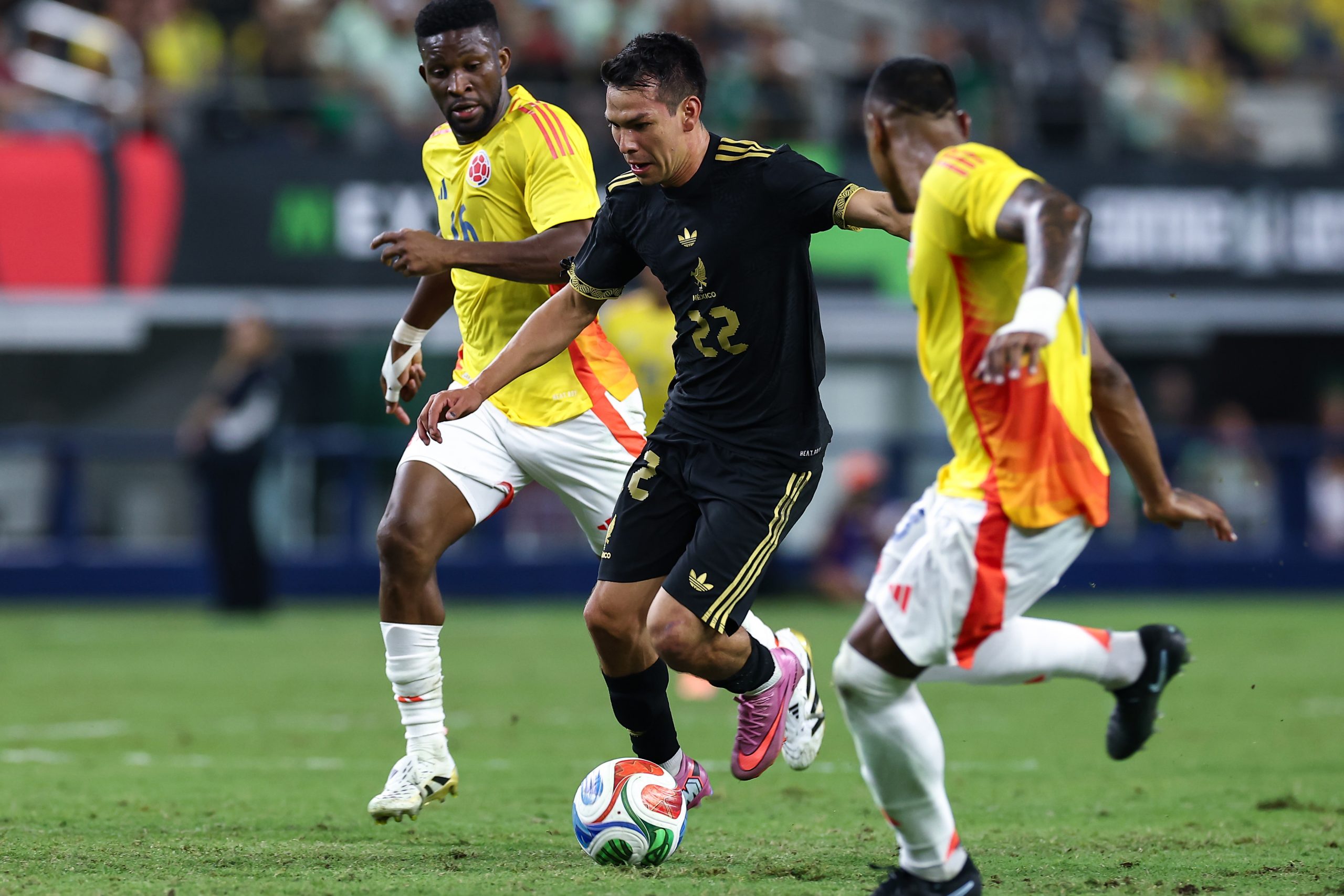 Mexico vs Colombia in a friendly at AT&T Stadium, October 11, 2025. Colombia came away with a 4-0 win. (Matt Visinsky, 3rd Degree)