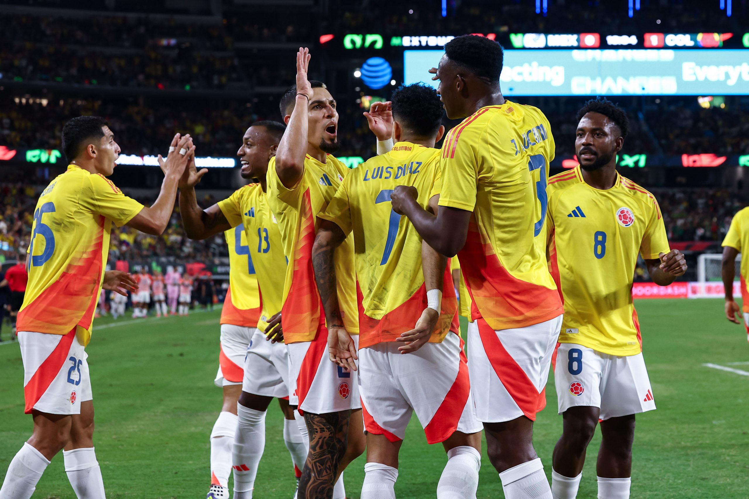 Mexico vs Colombia in a friendly at AT&T Stadium, October 11, 2025. Colombia came away with a 4-0 win. (Matt Visinsky, 3rd Degree)