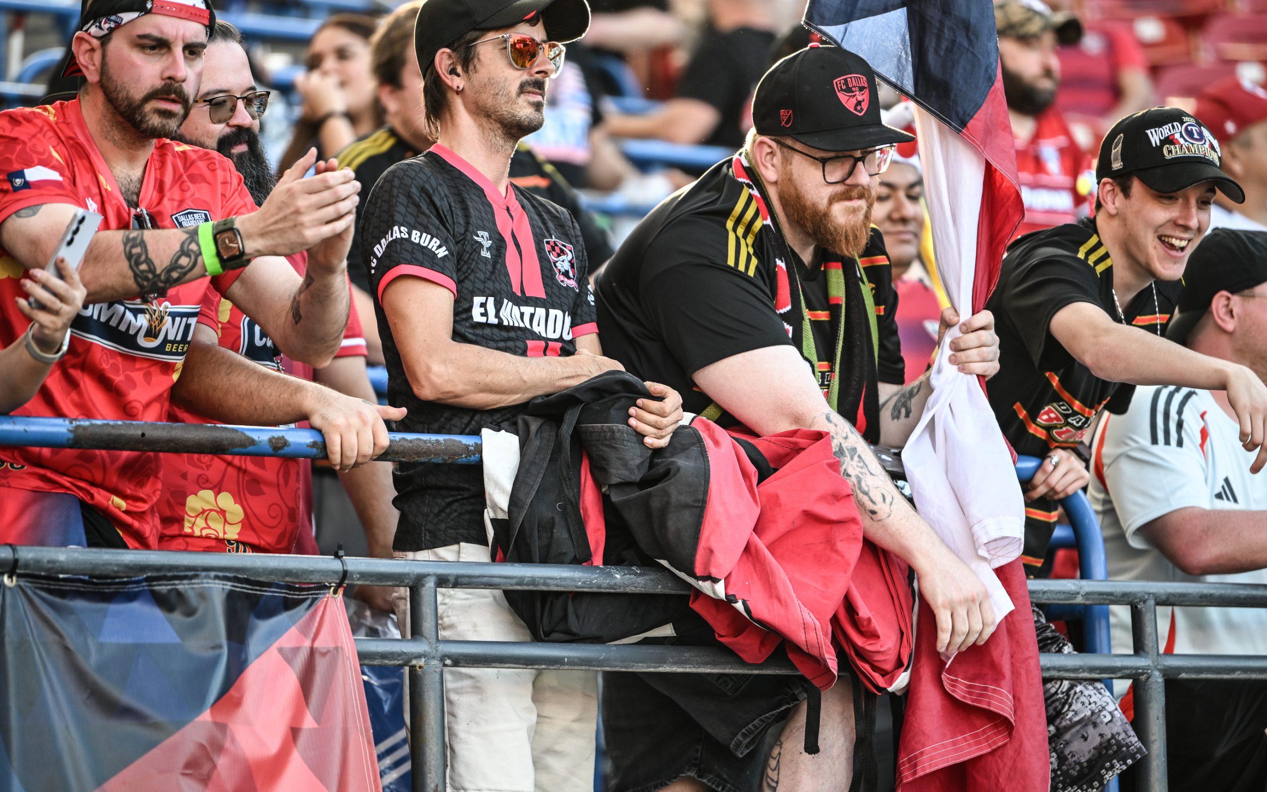 FC Dallas supporters enjoy the game against the LA Galaxy, October 4, 2025. (Mike Brooks, 3rd Degree)