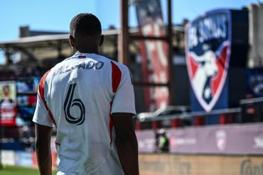 Patrickson Delgado against the LA Galaxy, October 4, 2025. (Mike Brooks, 3rd Degree)