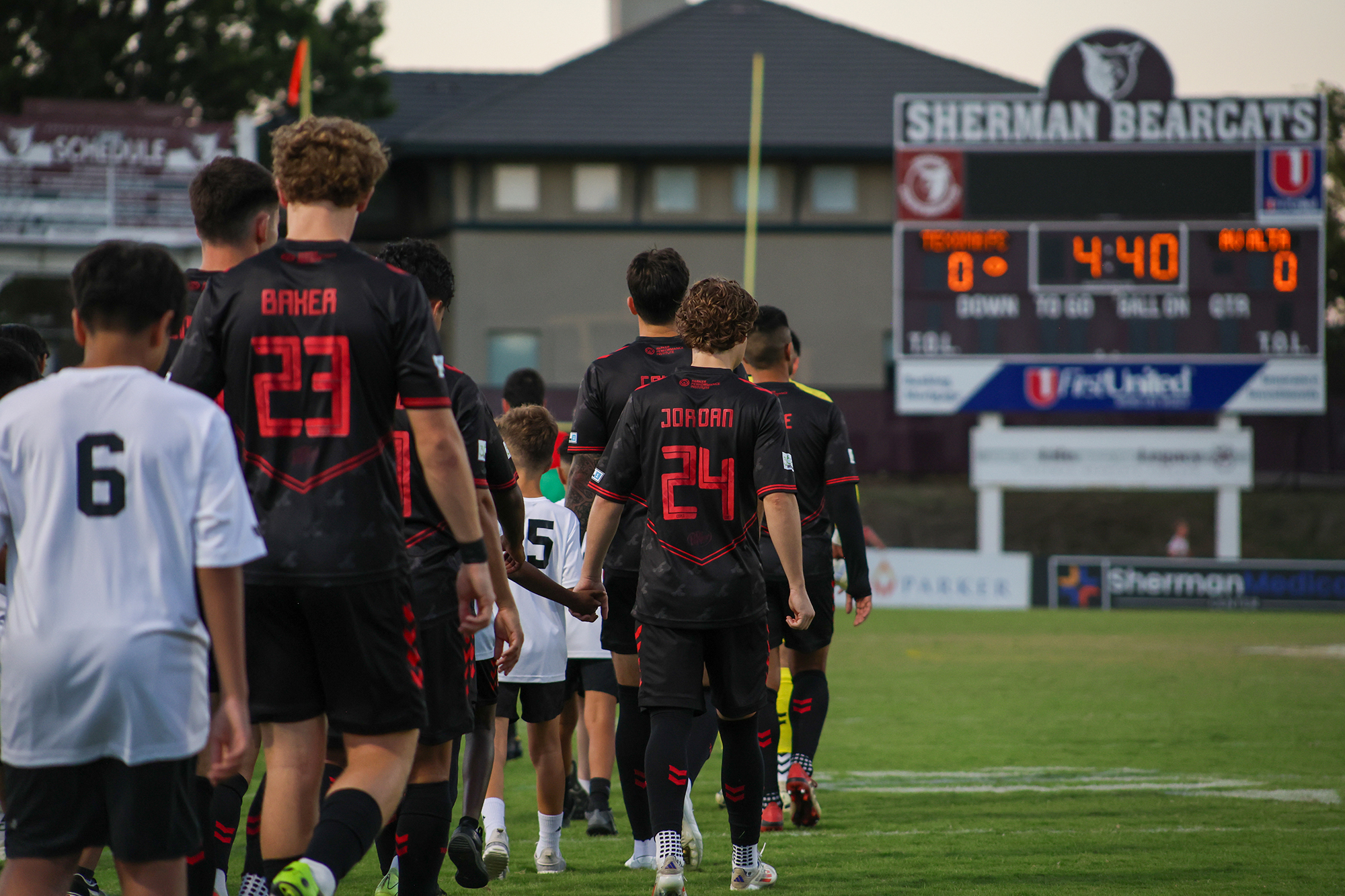 Texoma FC marches out to take on AV Alta, October 4, 2025. (Beth Spicer, 3rd Degree)