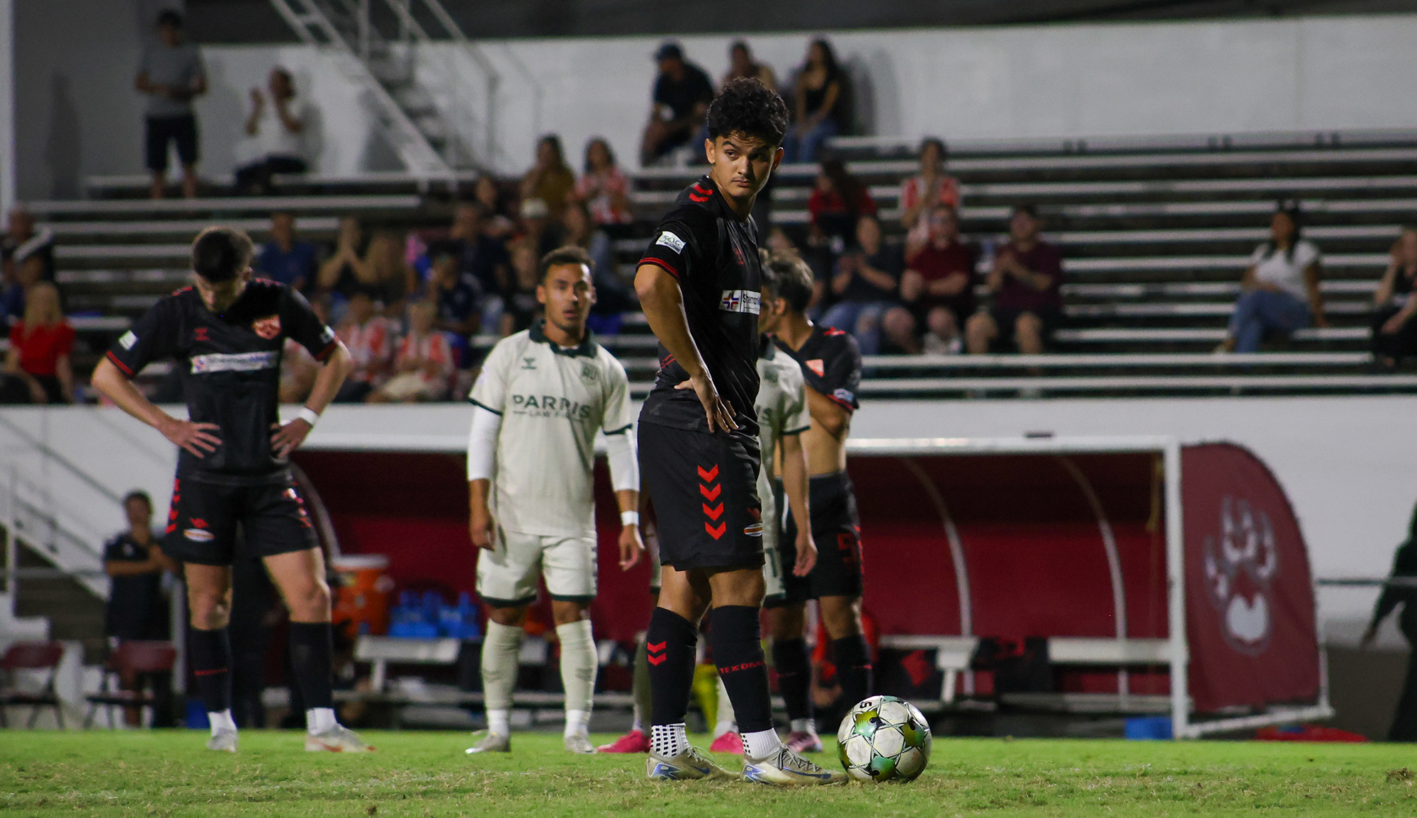 Texoma's Ajmeer Spengler (10) waits to take a PK against AV Alta, October 4, 2025. (Beth Spicer, 3rd Degree)