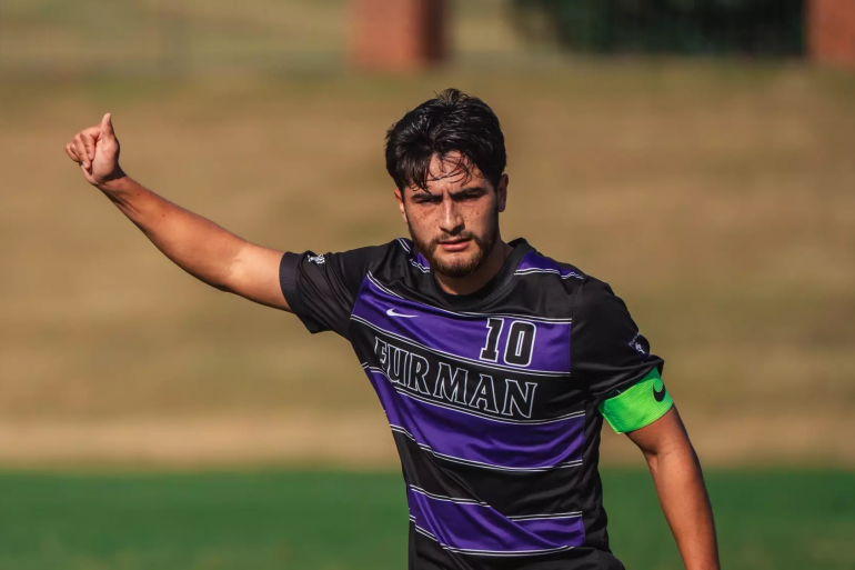 Diego Hernandez, Furman, 2025. (Courtesy Furman)
