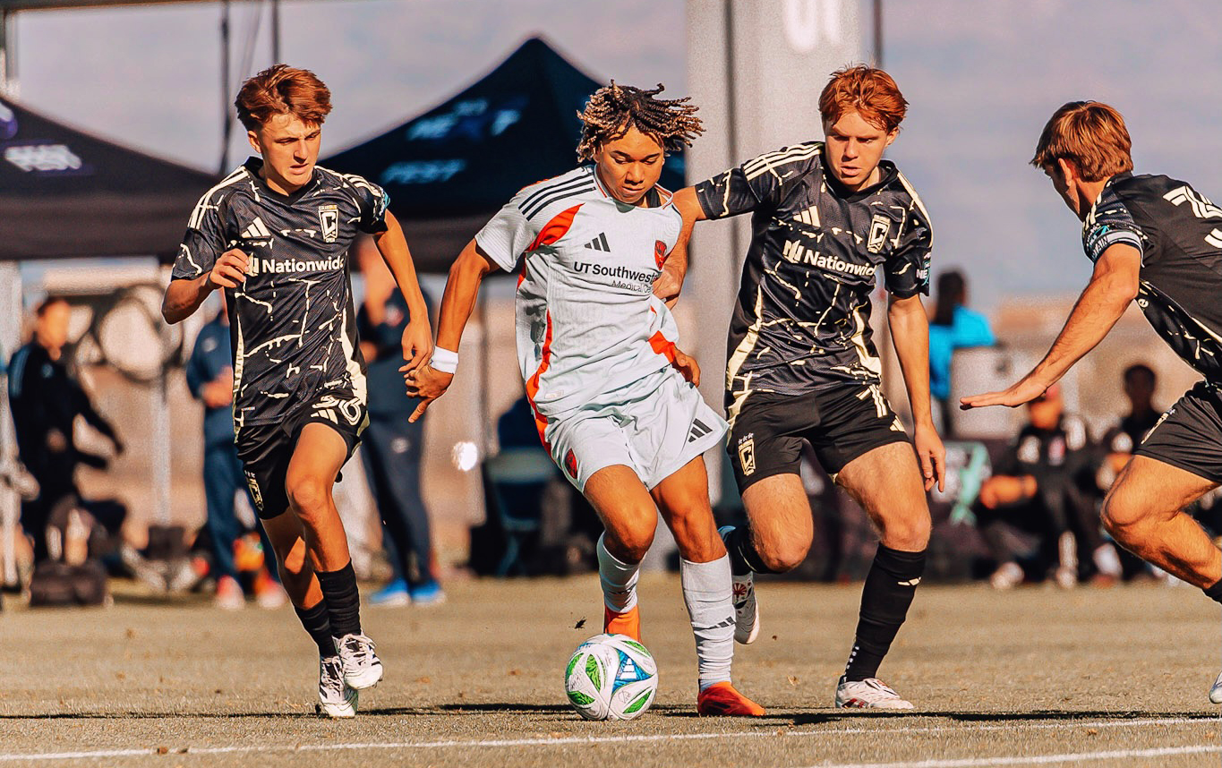 Jordyn Eason takes on the Crew Academy. (Pic by Marc Anthony)