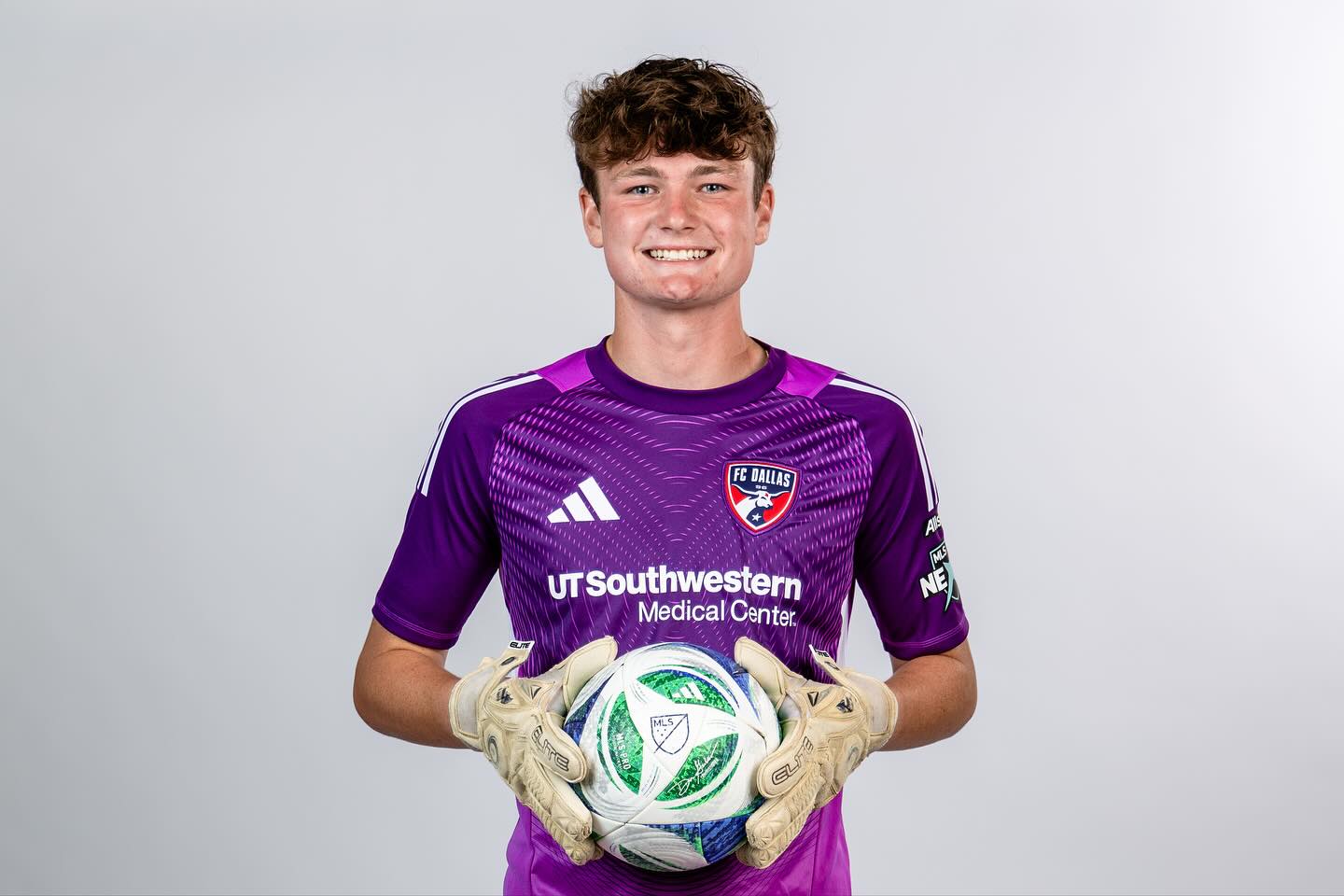 Aiden Jordan, FC Dallas. (Courtesy FC Dallas)