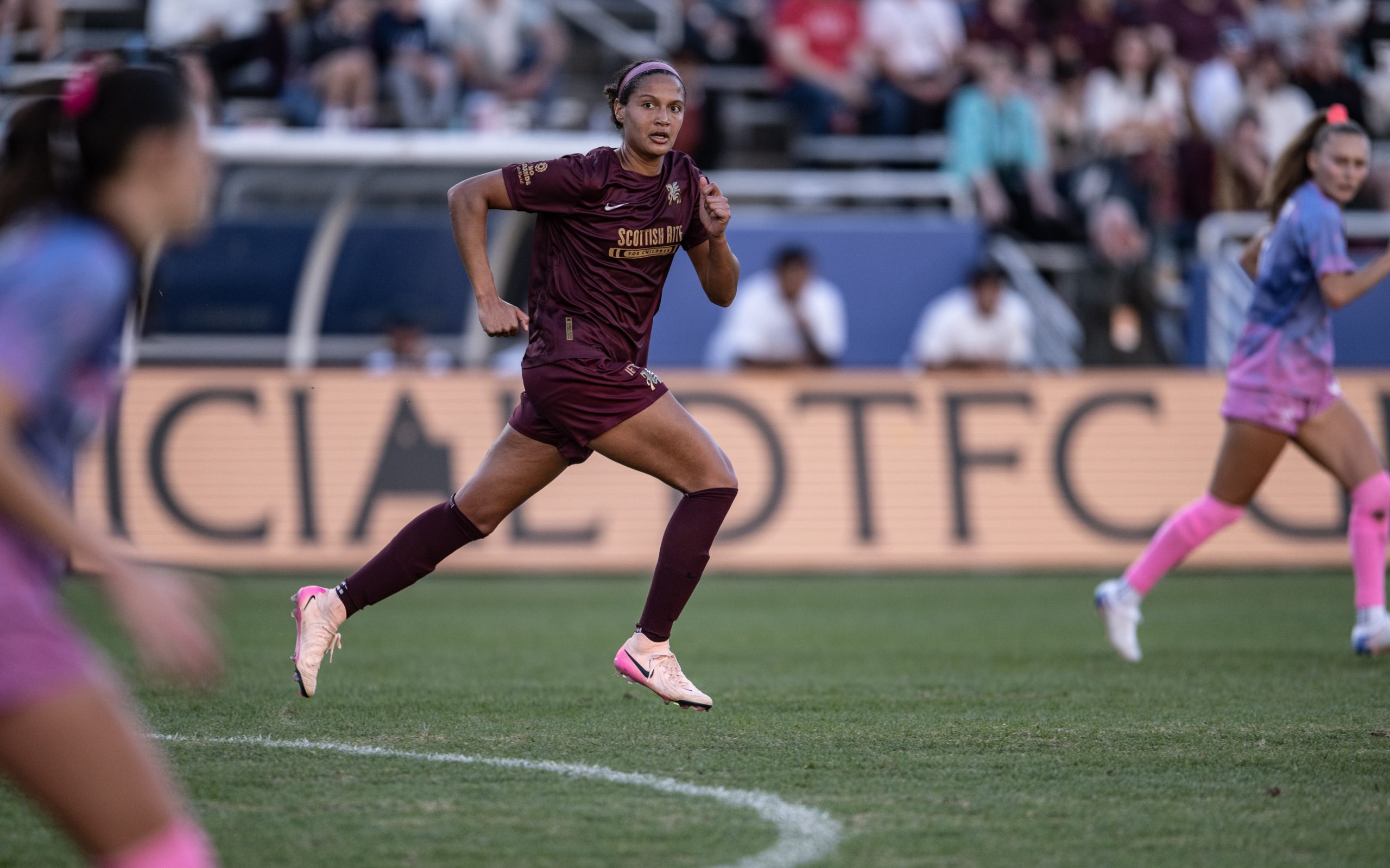 Maya McCutcheon watched the opposition against Lexington FC, December 20, 2025. (Mike Brooks, 3rd Degree)