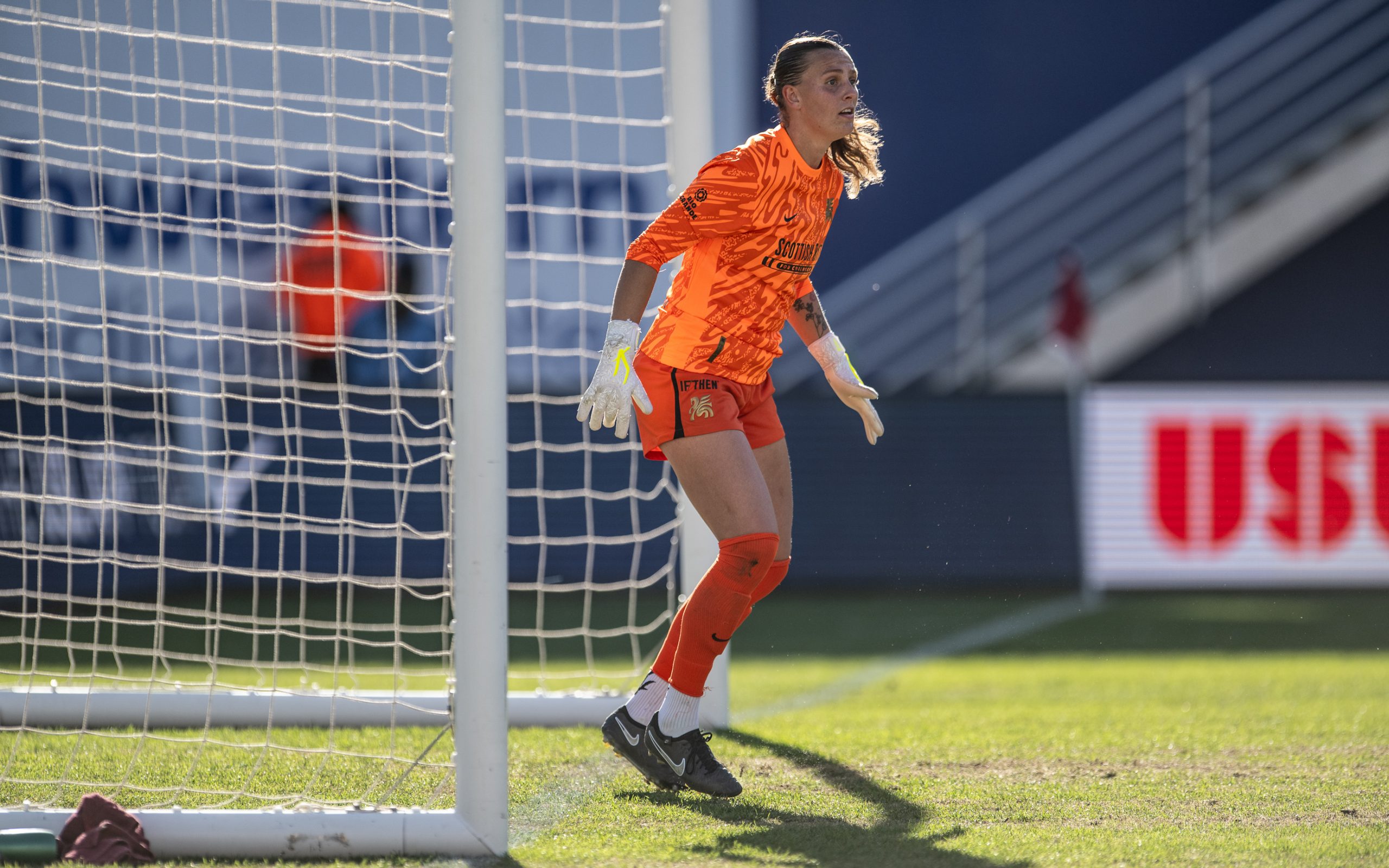 Rylee Foster us ready for anything against Lexington FC, December 20, 2025. (Mike Brooks, 3rd Degree)