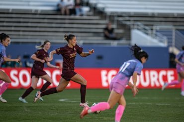 Davison charges forward against Lexington FC, December 20, 2025. (Mike Brooks, 3rd Degree)