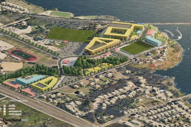 Proposed Youth Soccer Complex and Mixed-Use Development being developed by the City of Rowlett and Atlético Dallas. (Courtesy City of Rowlett)