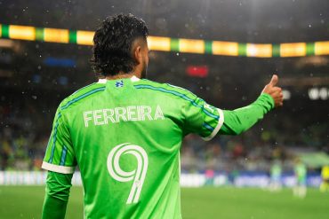 Jesus Ferreira with the Seattle Sounders. (Courtesy Seattle Sounders)