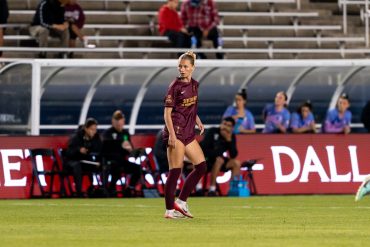 Sydney Cheesman makes her professional debut - Lexington at Dallas 3-18-26 (Anna Dolmany, Courtesy Dallas Trinity FC)