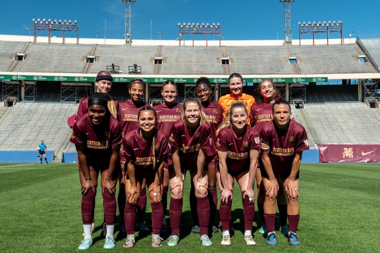 Dallas Trinity starting lineup vs Sporting JAX 3/22/26 (Anna Dolmany, Courtesy Dallas Trinity FC)