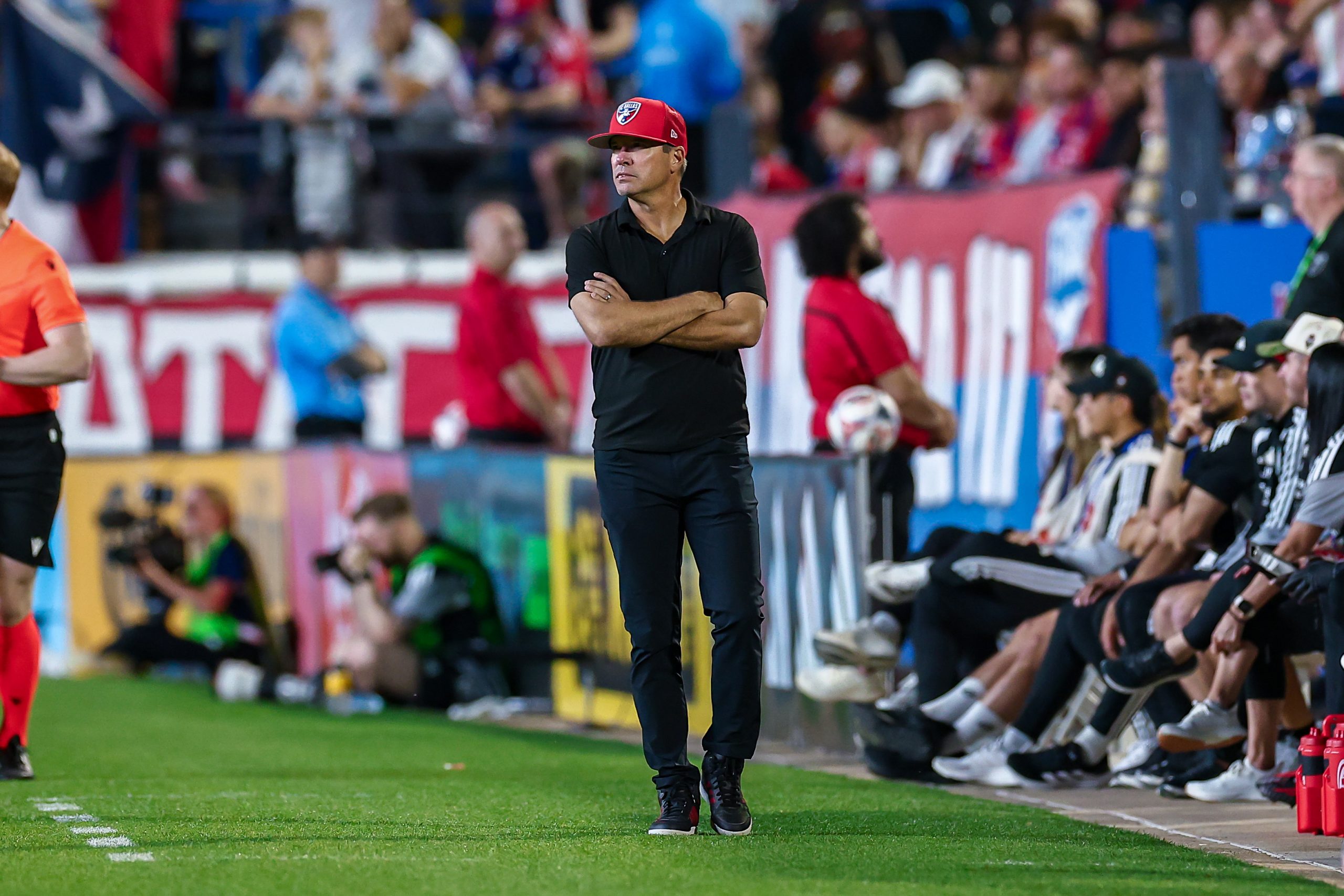 Coach Eric Quill watched his team play against Nashville SC, February 28. 2026. (Matt Visinsky, 3rd Degree)