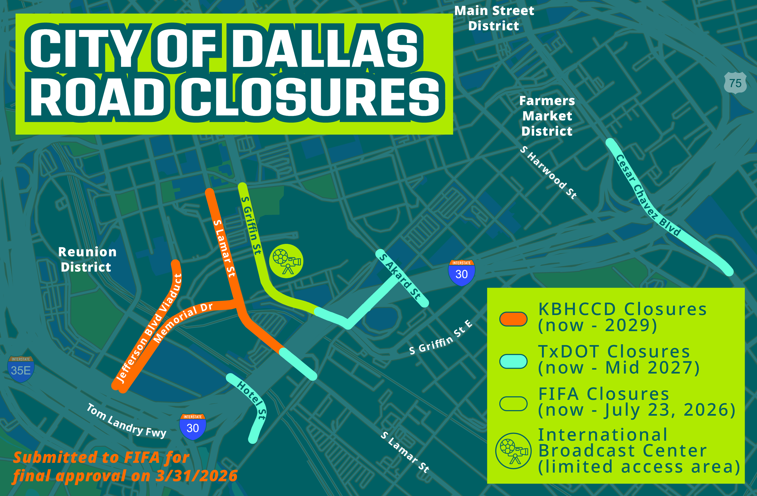 02 City of Dallas Road Closures