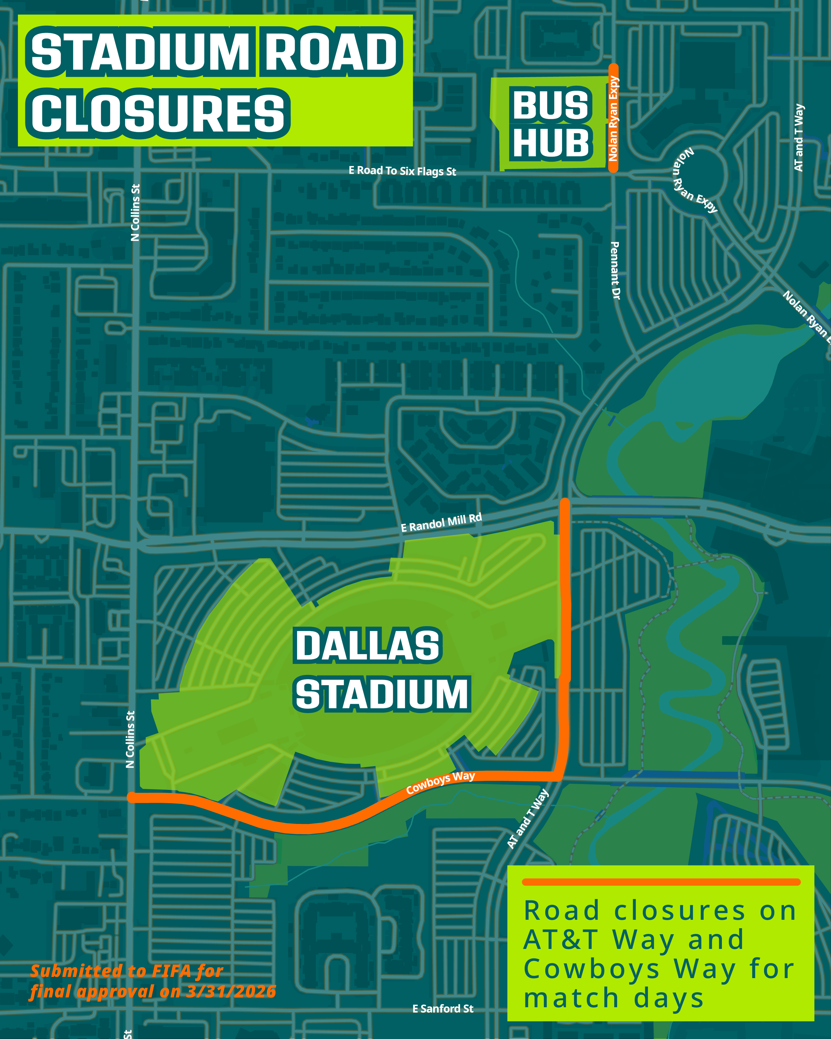 04 Stadium Road Closures