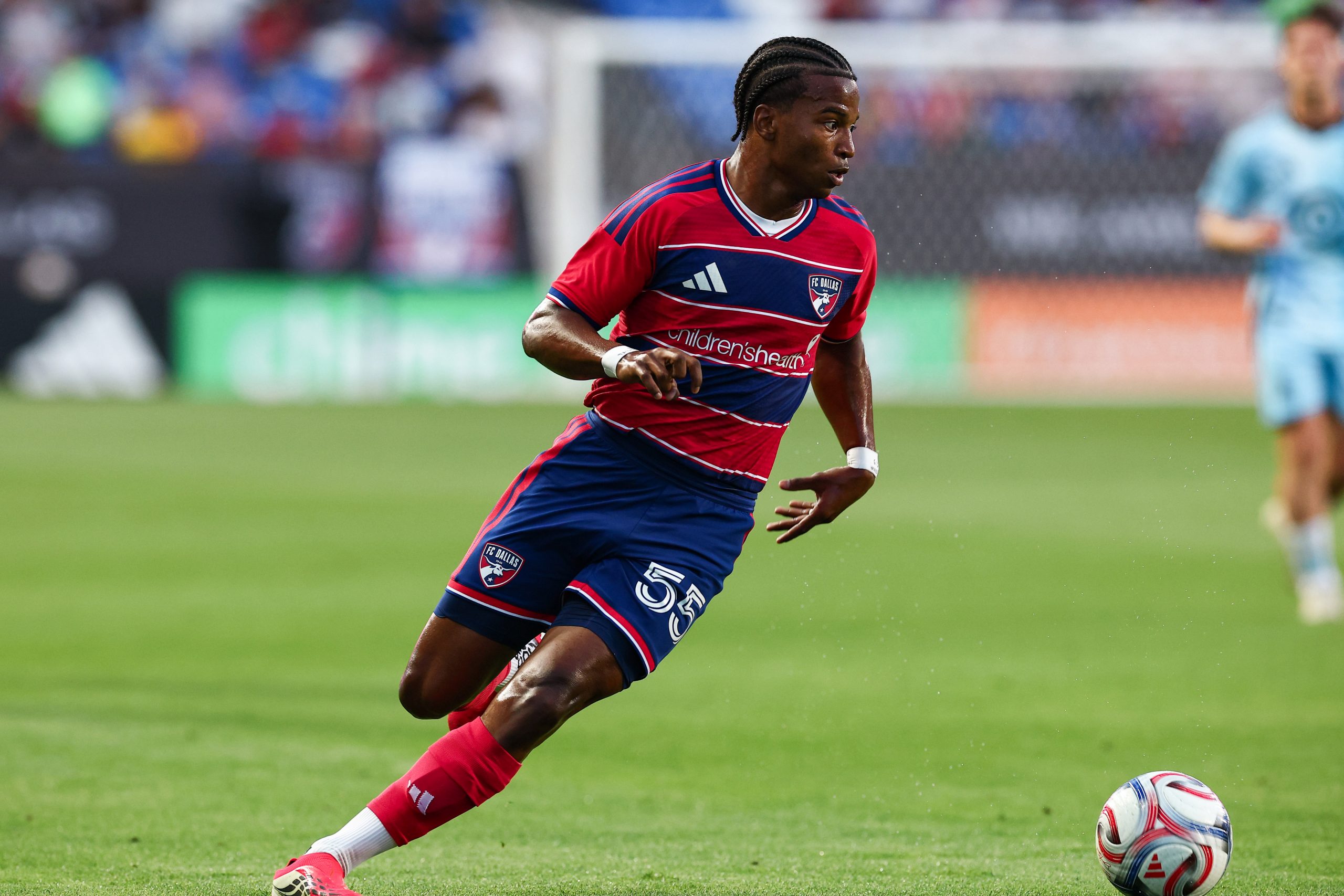 Kaick maneuvers against Minnesota United, April 22, 2026. (Matt Visinsky, 3rd Degree)