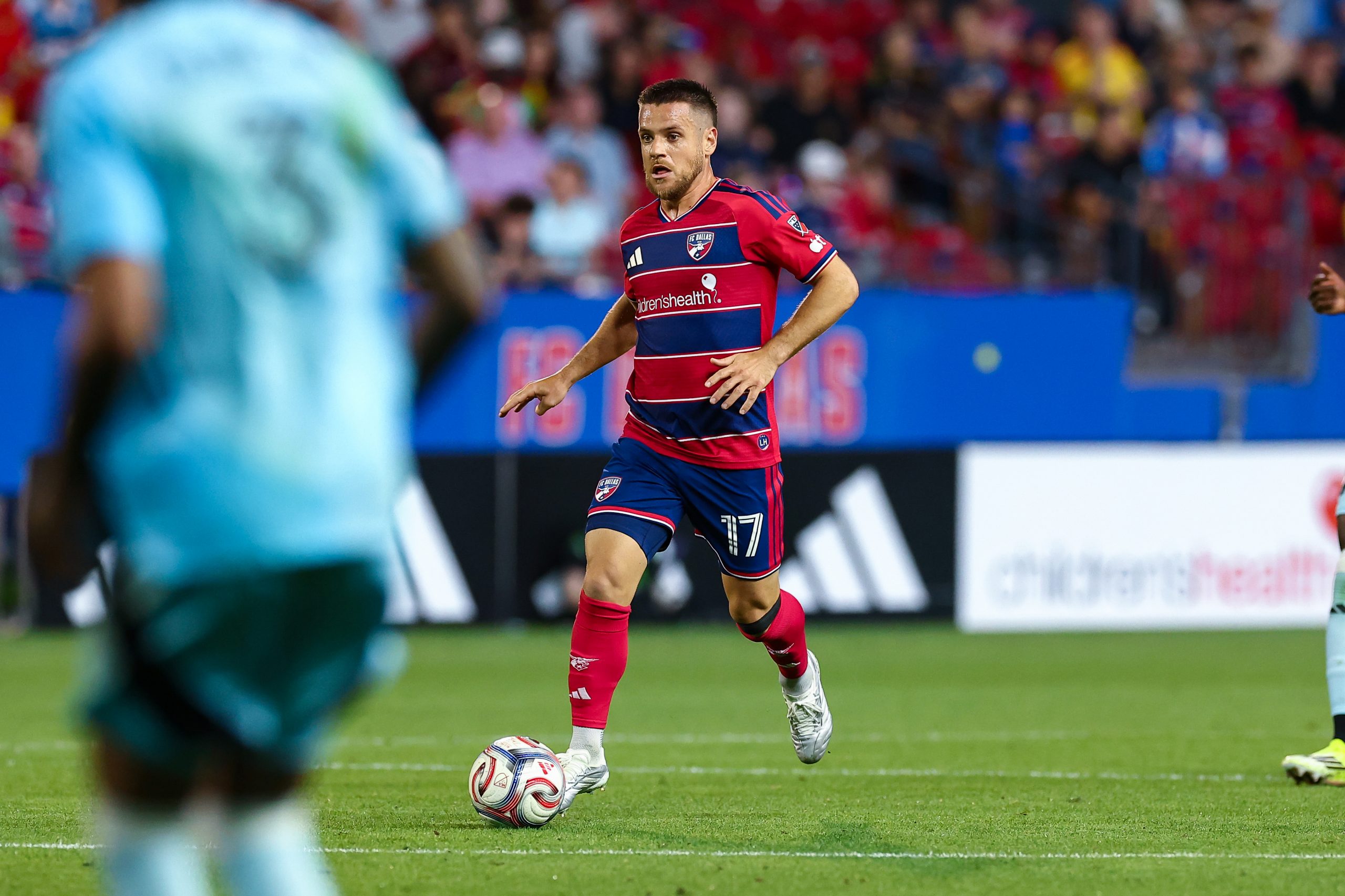 Ramiro looks for space against Minnesota United, April 22, 2026. (Matt Visinsky, 3rd Degree)