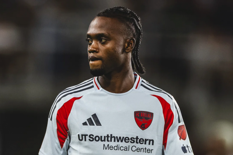 Santiago Moreno makes his debut with FCD. (Courtesy FC Dallas)
