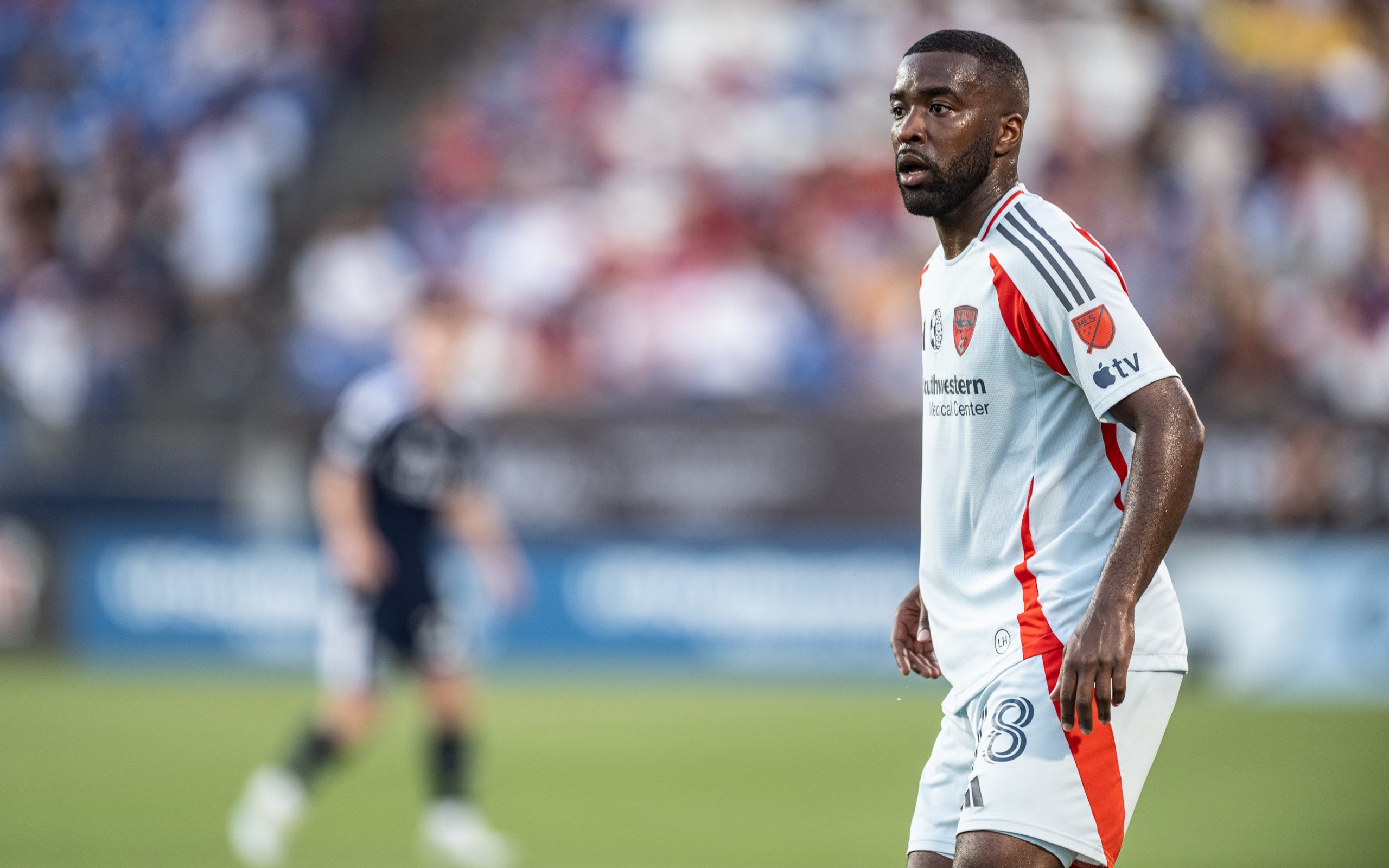 Shaq Moore takes on Vancouver Whitecaps, May 13, 2026. (Mike Brooks, 3rd Degree)