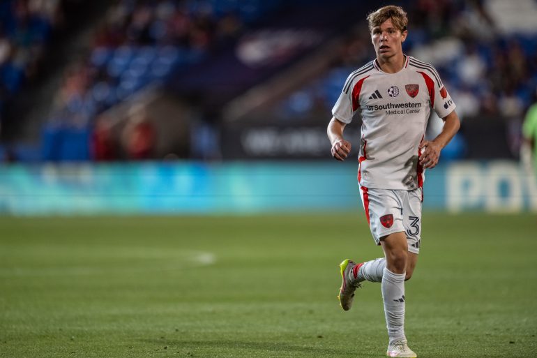 Nolan Norris takes on Vancouver Whitecaps, May 13, 2026. (Mike Brooks, 3rd Degree)