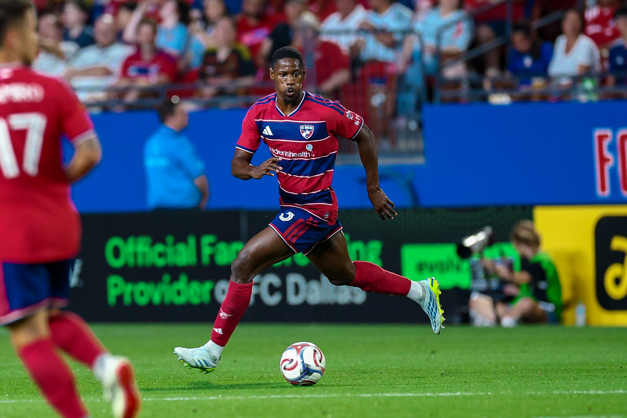 Osaze Urhoghide looks for teammates against Real Salt Lake, May 9, 2026. (Matt Visinsky, 3rd Degree)