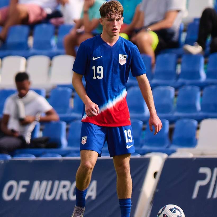 Liam Vejrostek #19. (Courtesy US Soccer)