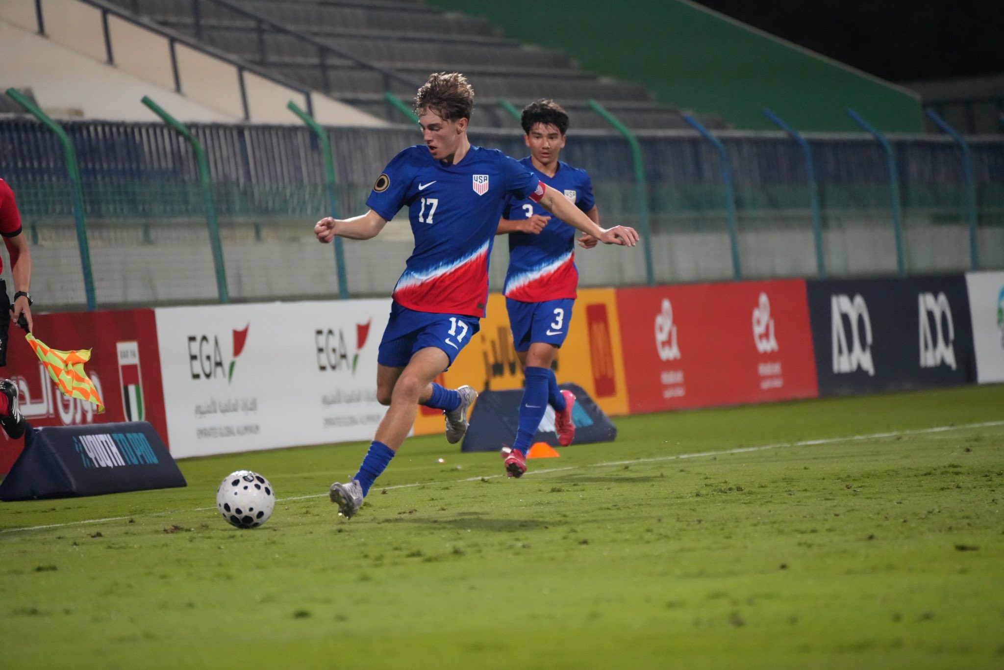 Liam Vejrostek #17. (Courtesy US Soccer)