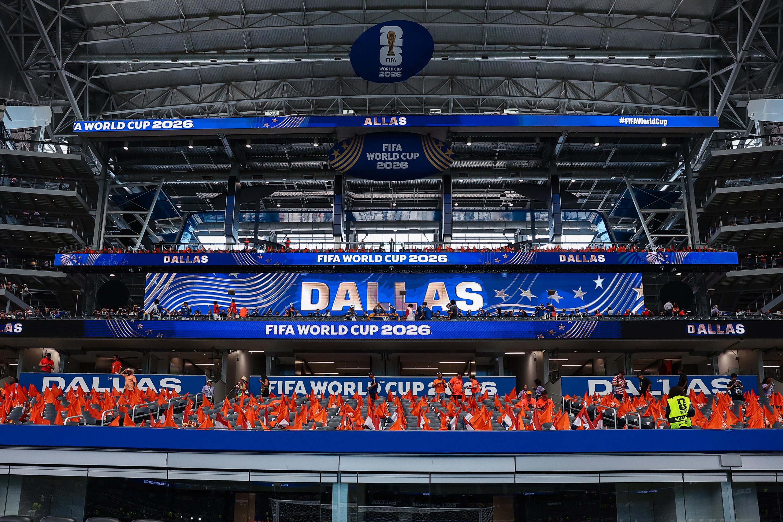 Japan vs Netherlands, the opening game at "Dallas Stadium" during the 2026 World Cup, June 14, 2026. (Matt Visinsky, 3rd Degree)