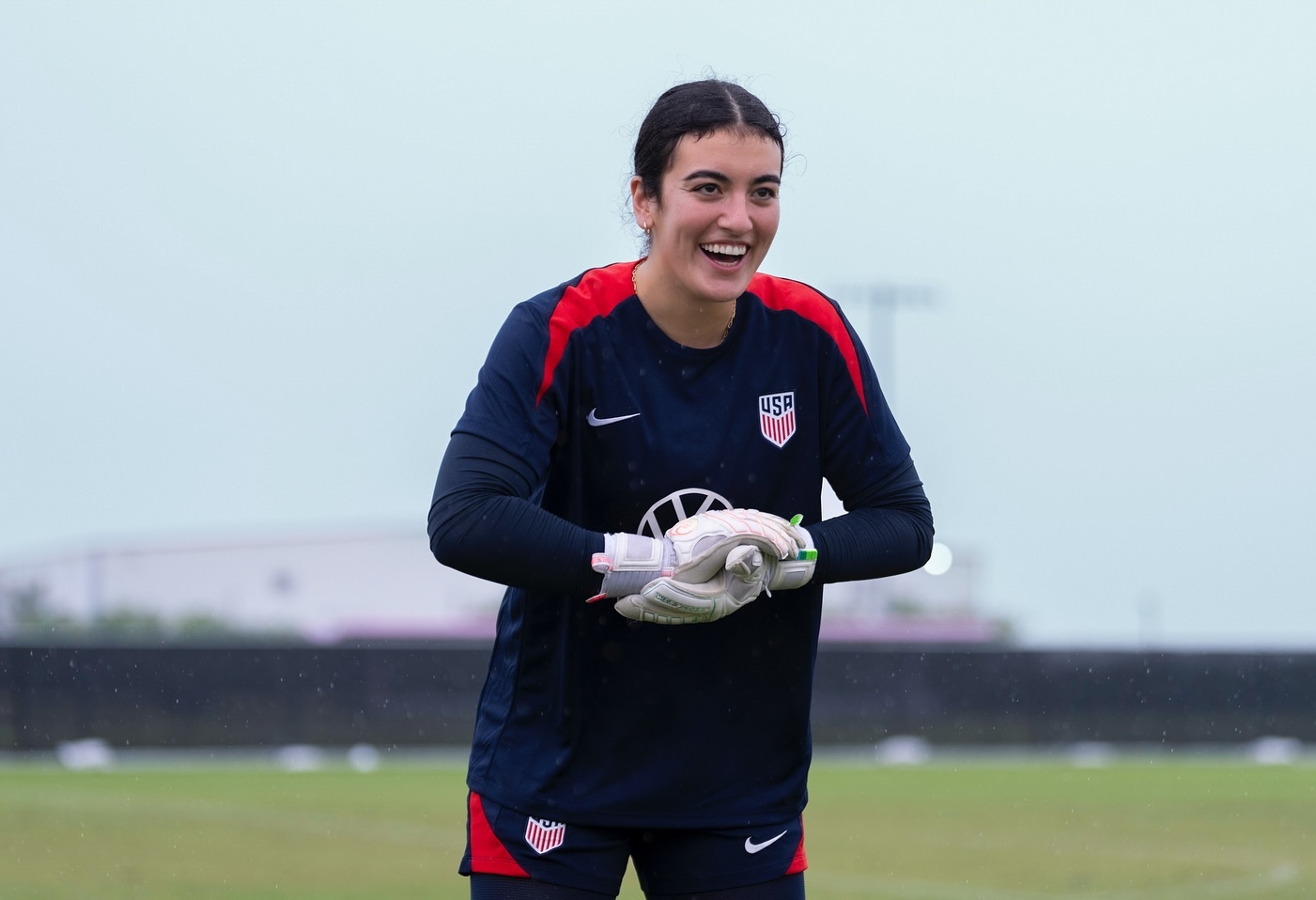 Neeku Purcell with US U23s. (Courtesy US Soccer)