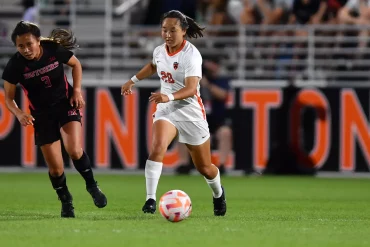 Aria Nagai at Princeton University, where she played alongside several current & former DTFC athletes (via Princeton Athletics)