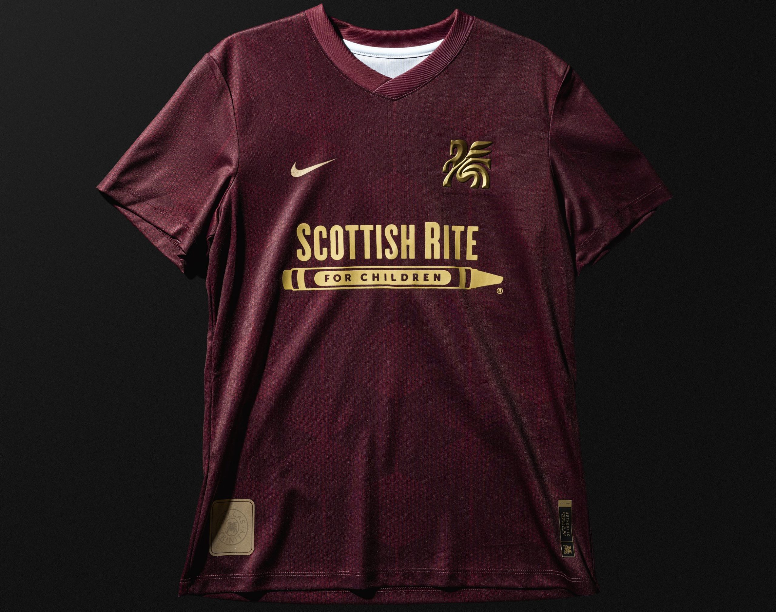 Dallas Trinity 2026 Fall primary jersey. (Courtesy Dallas Trinity)