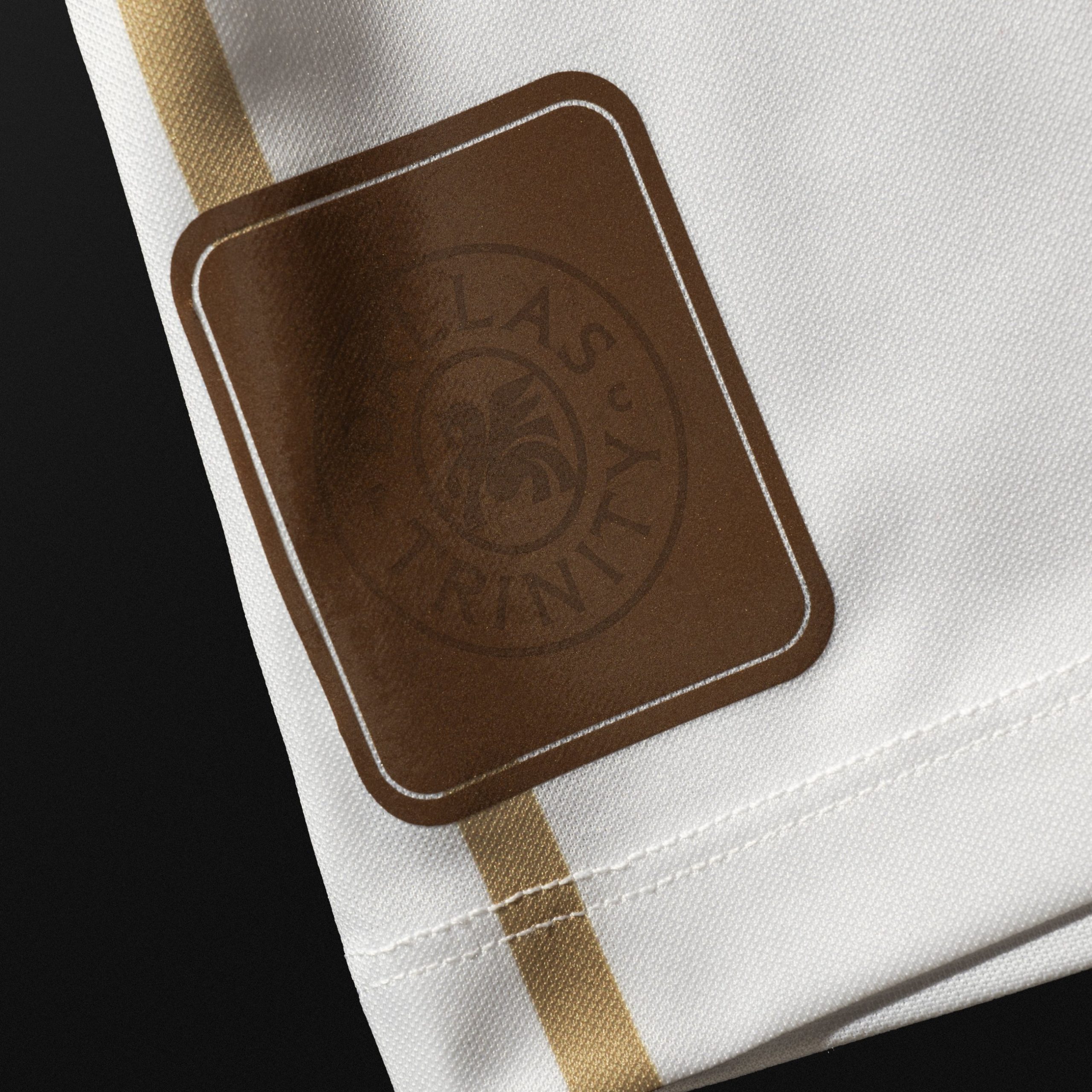 Dallas Trinity logo patch, Dallas Trinity 2026 Fall secondary jersey. (Courtesy Dallas Trinity)