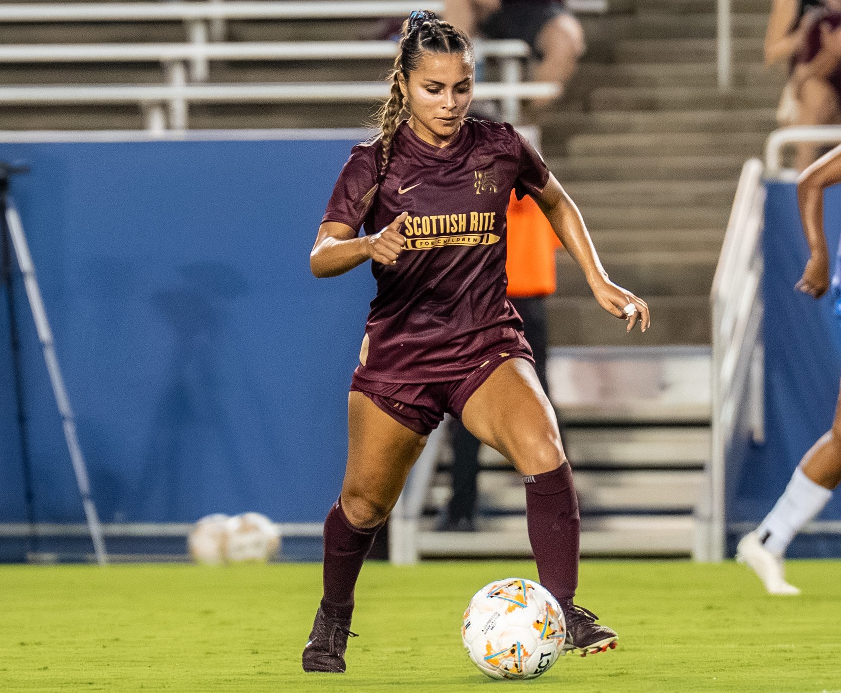 Cam Lancaster gets her first start of the season – Carolina Ascent at Dallas Trinity – August 22, 2026 (Photo: Christian Luna Courtesy: Dallas Trinity FC)