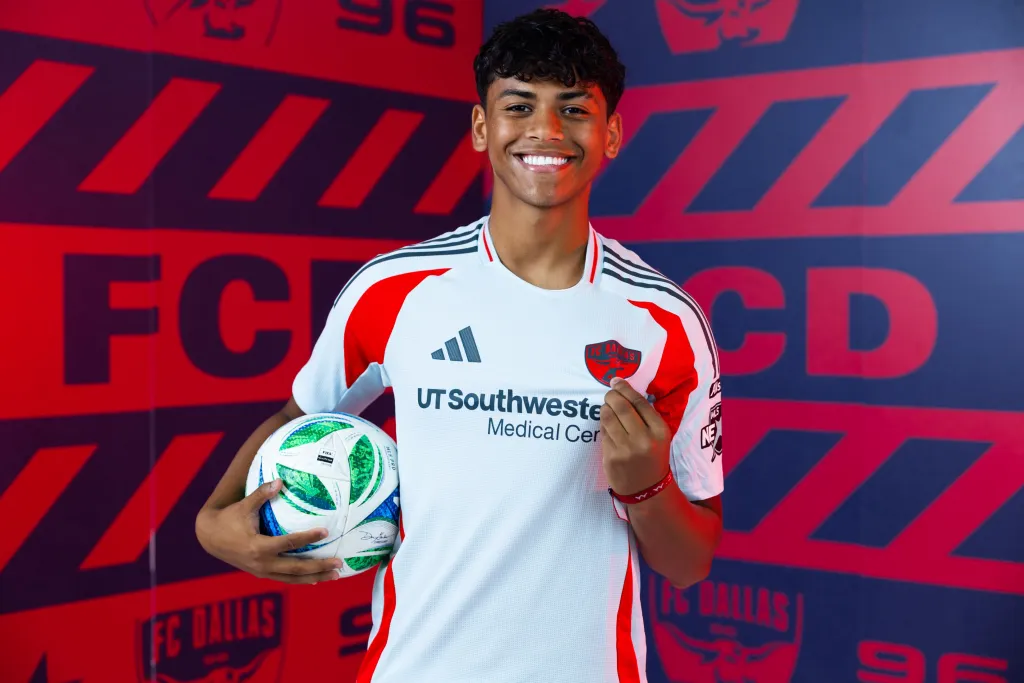 Chris Salazar at FC Dallas. (Courtesy FC Dallas)