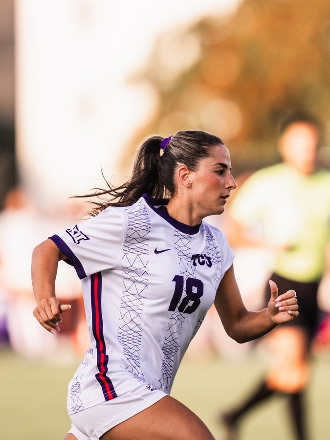 TCU's new white kit, debuted in a preseason friendly vs Dallas Trinity FC - August 8, 2026 -Garvey-Rosenthal Soccer Stadium (Photo: Dennis McGowan)