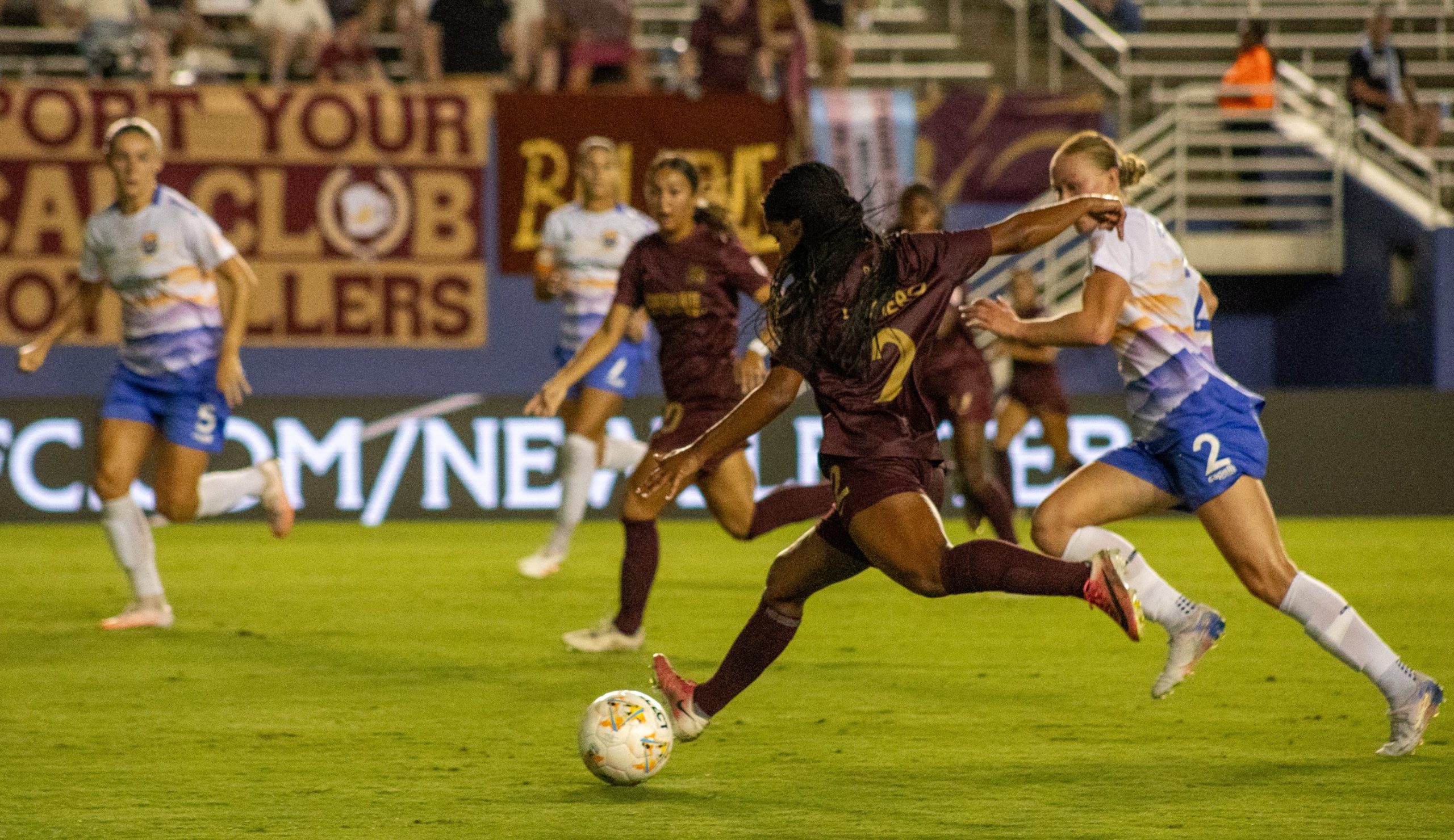 Onyeka Gamero (2) takes a shot, Dallas Trinity vs Carolina Ascent, August 22, 2026. (Beth Spicer, 3rd Degree)