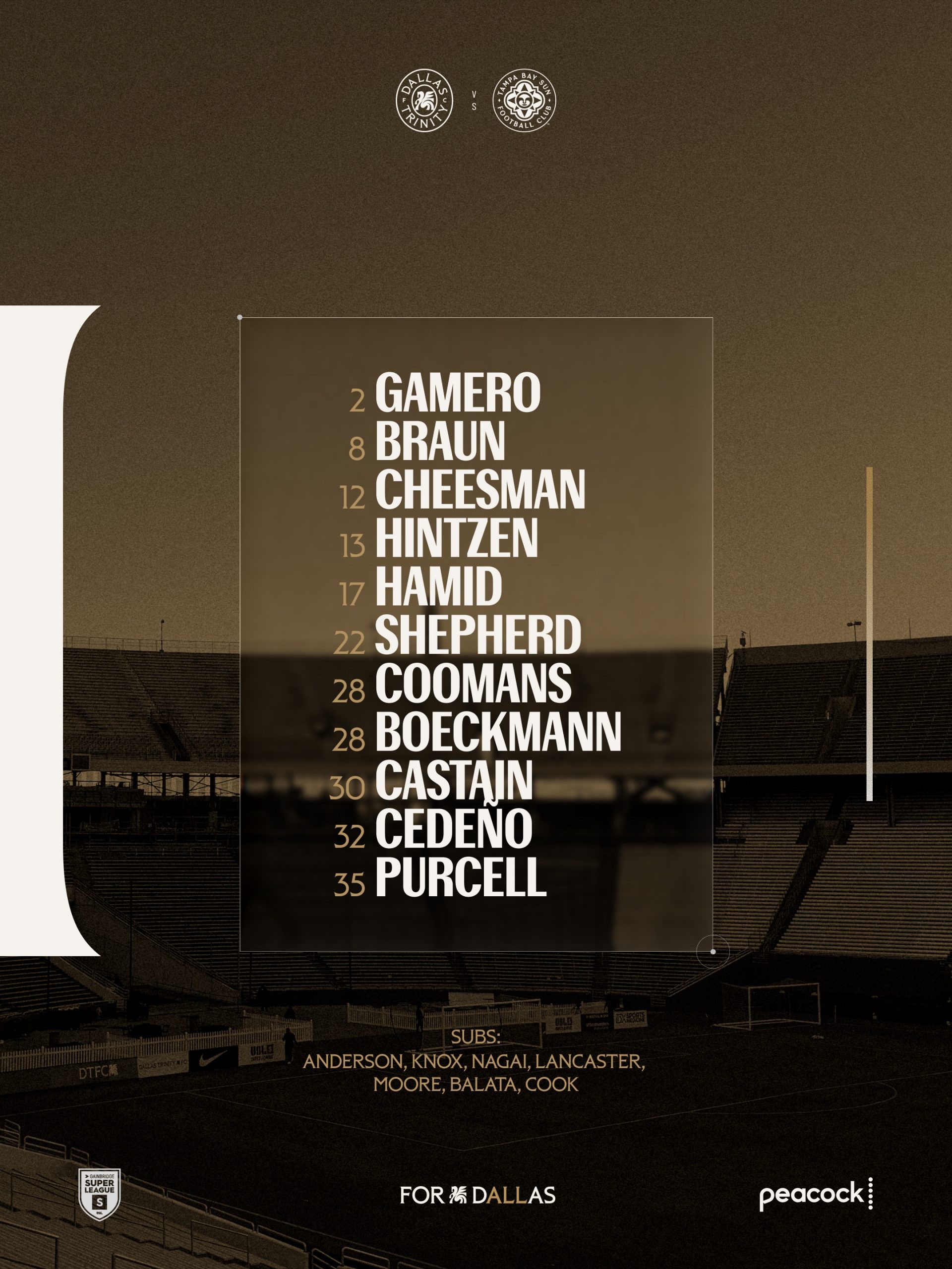 Trinity Lineup 8