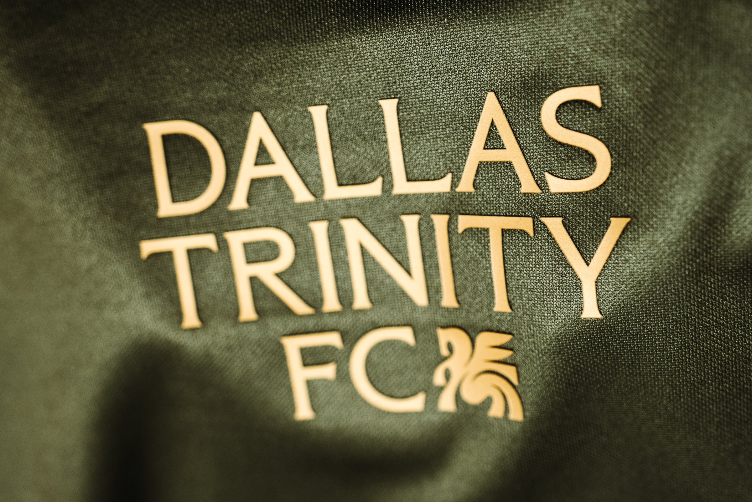 Trinity wordmark. Dallas Trinity Live Oak Kit, a special-edition jersey for the 2026 State Fair Clásico against Chivas Femenil on Saturday, Oct. 17, at the Cotton Bowl. (Courtesy Dallas Trinity)