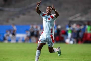 Kaick (55) celebrates his astonishing goal. FC Dallas vs Seattle Sounders, October 14, 2026. (Matt Visinsky, 3rd Degree)
