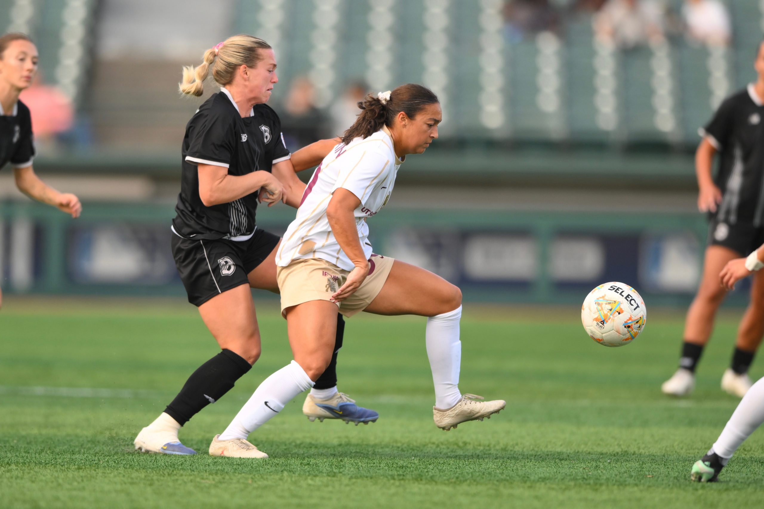 Seven Castain scored the late equalizer - Dallas Trinity at Brooklyn FC - Oct 10, 2026 (Photo: Kylli Asaro, Courtesy: Dallas Trinity FC)