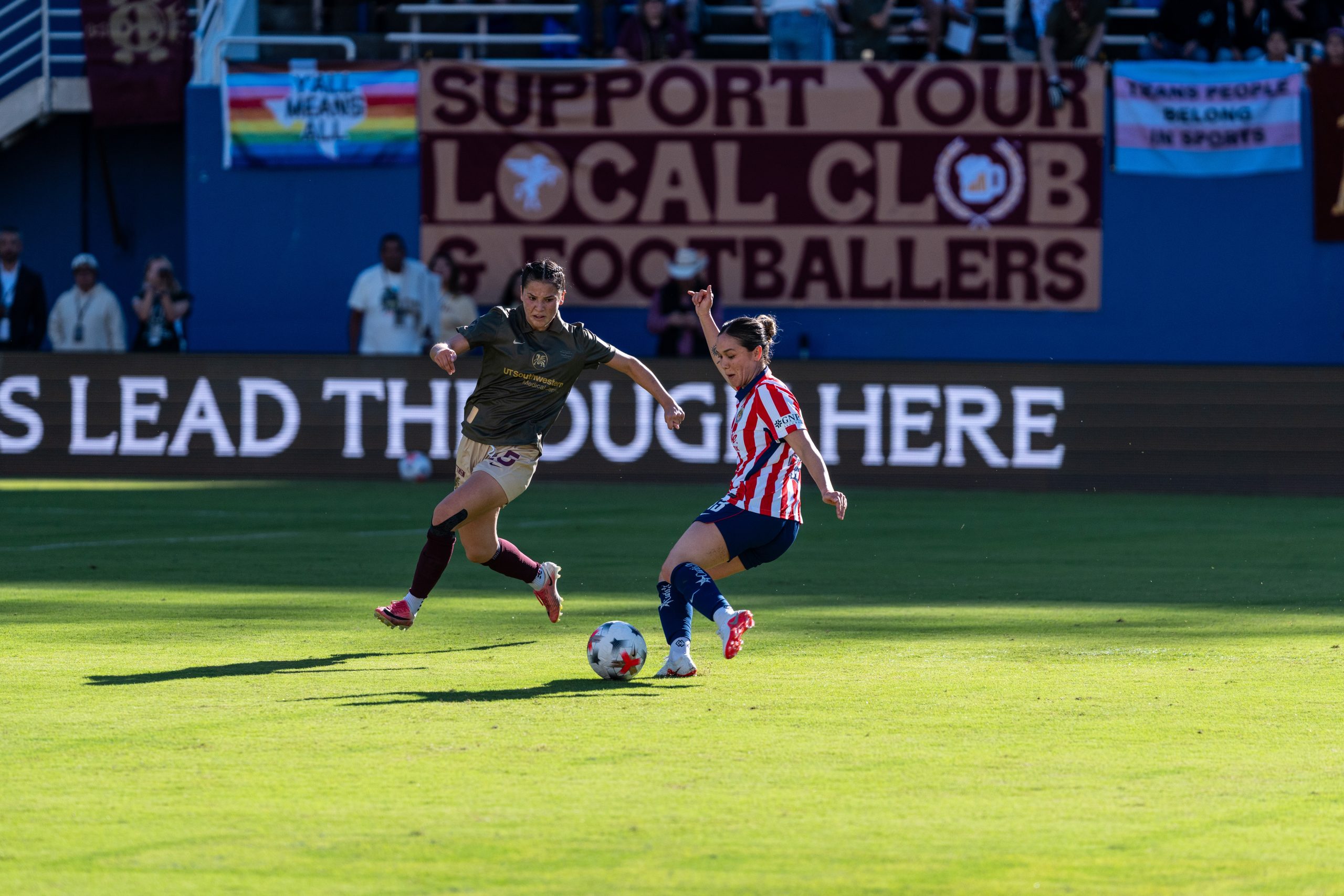 Dallas Trinity wins it first State Fair Clasico (Oct 17, 2026 Photo: Anna Dolmany, Courtesy: Dallas Trinity FC)