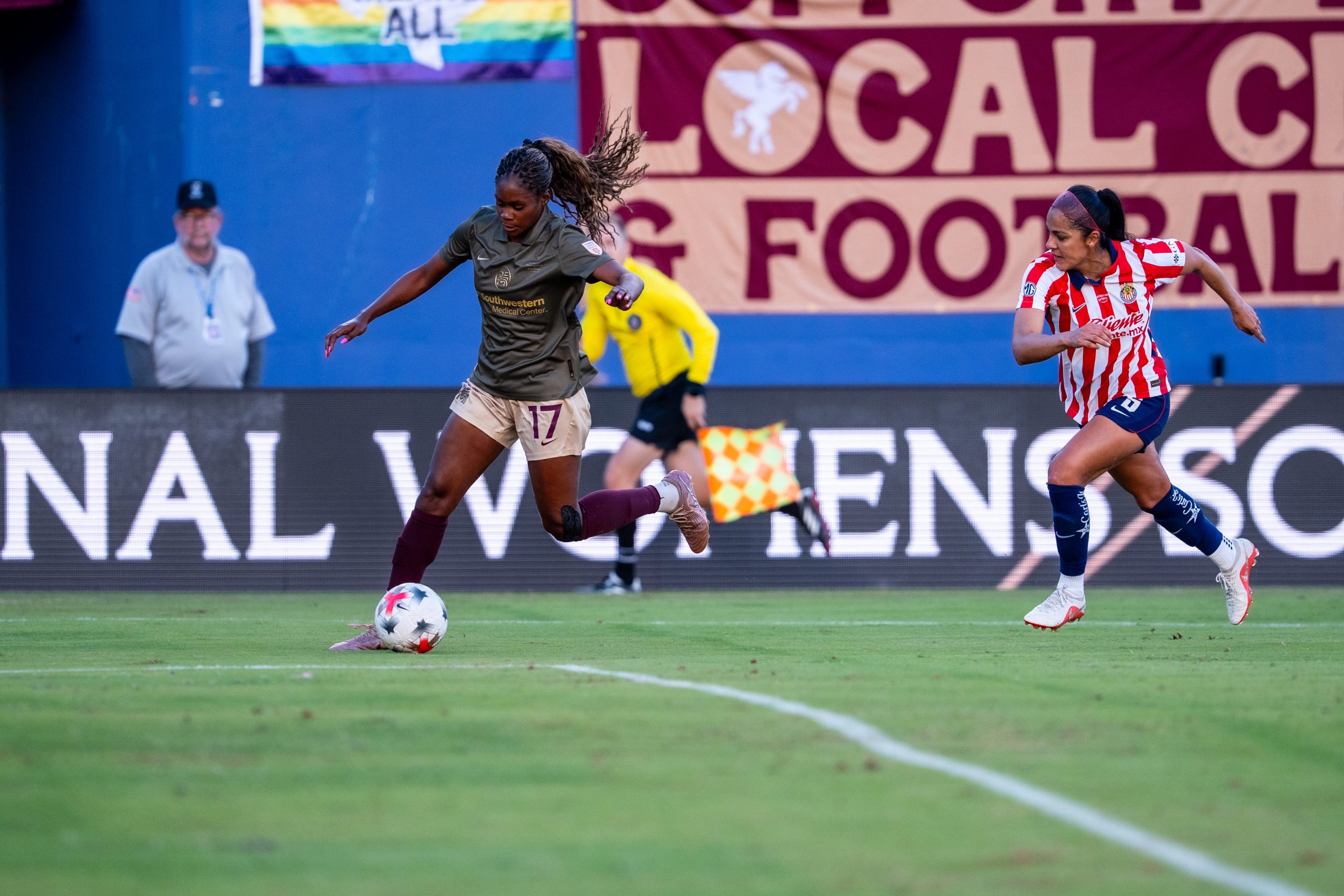 Jasmie Hamid scored the stoppage time winner in the State Fair Clasico (Photo: Anna Dolmany Courtesy: Dallas Trinity FC)