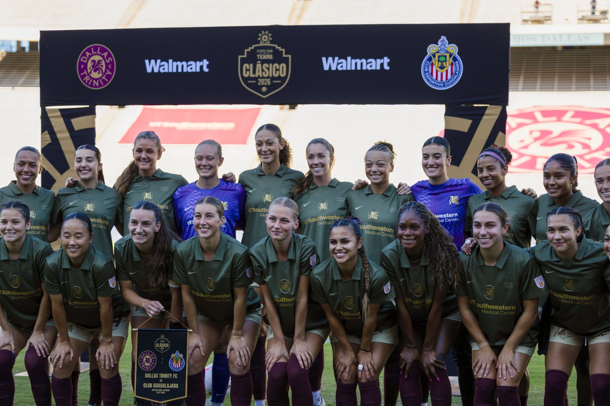 Dallas Trinity is set to take on Chivas Femenil in the 2026 State Fair Clásico, October 17. 2026. (Beth Spicer, 3rd Degree)